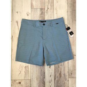 Men's Travis Matthew Blue Striped Shorts Size 32